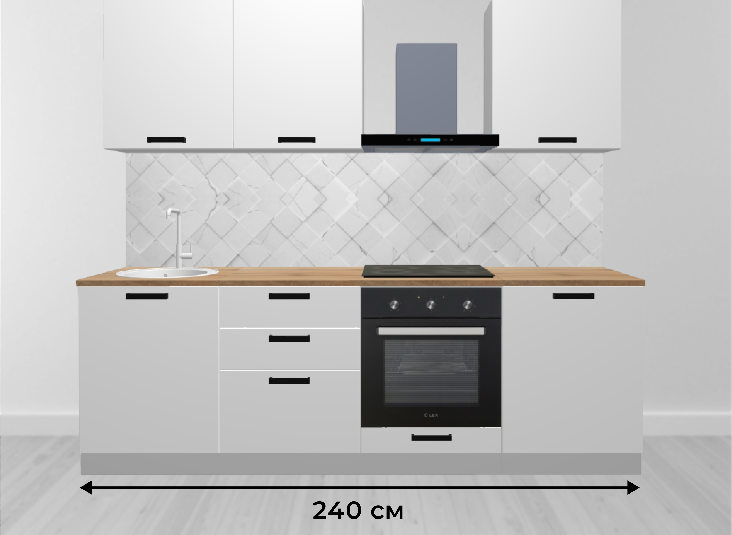 Купить модульные кухни угловые и прямые в Невинномысске - интернет-магазин  